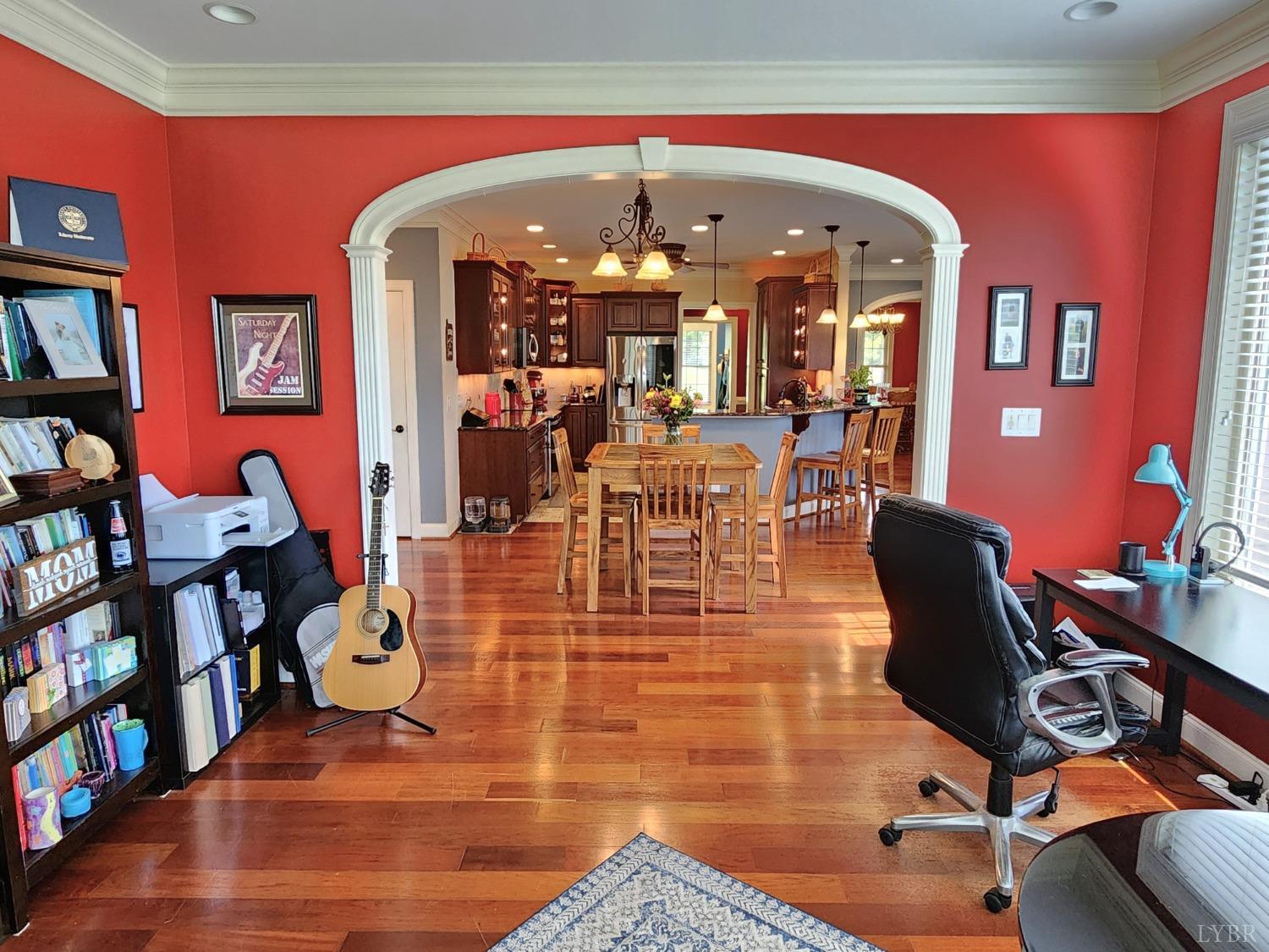 623 Two Bid Road Evington, VA 24550 - Photo 35 of 97 a view of a livingroom and dining room