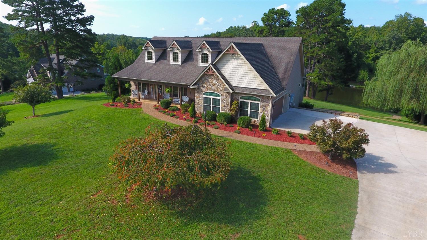 623 Two Bid Road Evington, VA 24550 - Photo 8 of 97 a front view of a house with a garden and yard