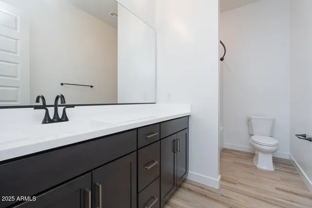 a bathroom with a sink and a toilet