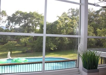 3850 Darlington Road Southwest Roanoke, VA 24018 - Photo 12 of 31 Pool View from Kitchen