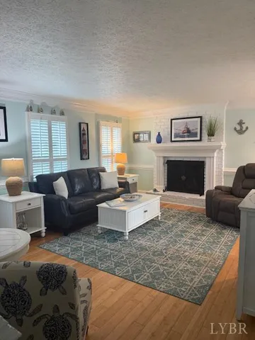 a hallway with toys and wooden floor