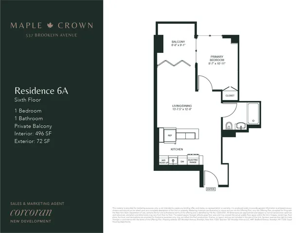 $535,000 | 537 Brooklyn Avenue, Unit 6A | Wingate