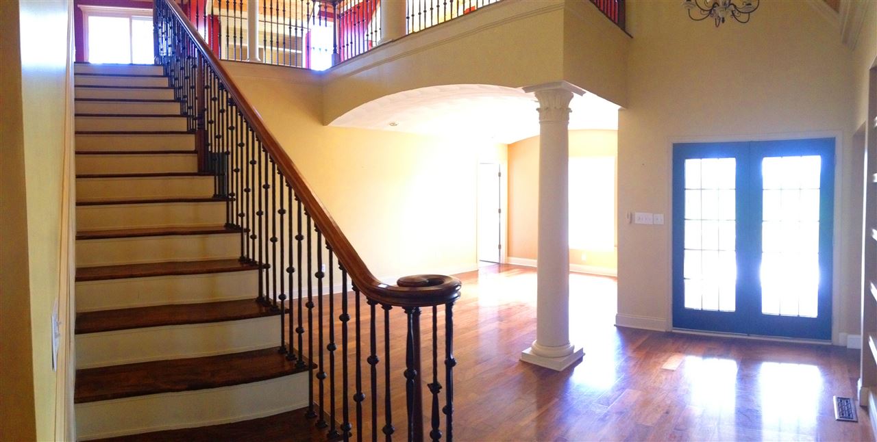 2938 Middlebrook Road Staunton, VA 24401 - Photo 23 of 38 a view of staircase with wooden floor and a window