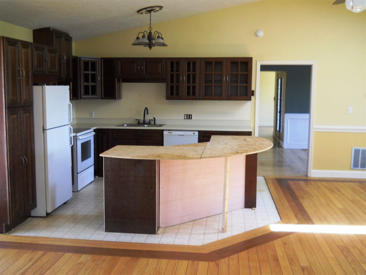 2938 Middlebrook Road Staunton, VA 24401 - Photo 6 of 38 a kitchen with stainless steel appliances granite countertop a stove a refrigerator and a microwave
