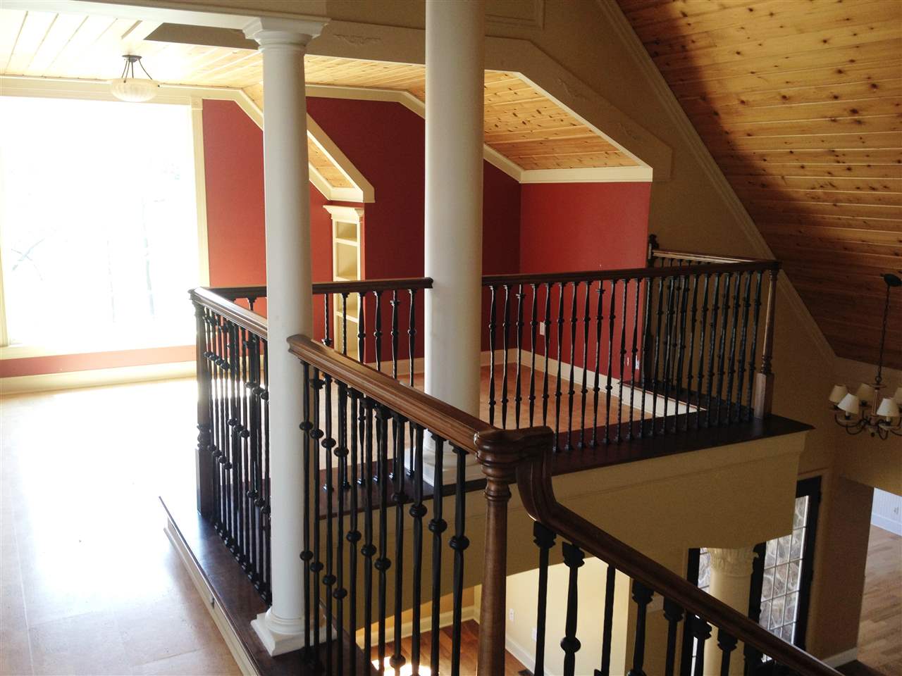 2938 Middlebrook Road Staunton, VA 24401 - Photo 8 of 38 a view of staircase with railing and a window
