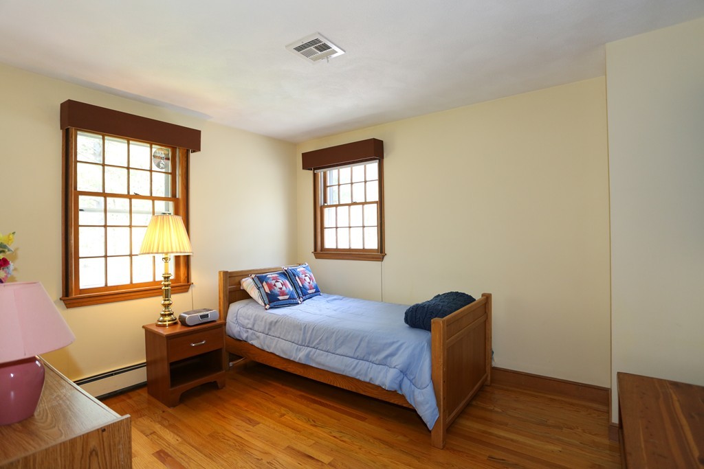 28 Middle Road Sudbury, MA 01776 - Photo 23 of 24 a bedroom with a bed and wooden floor