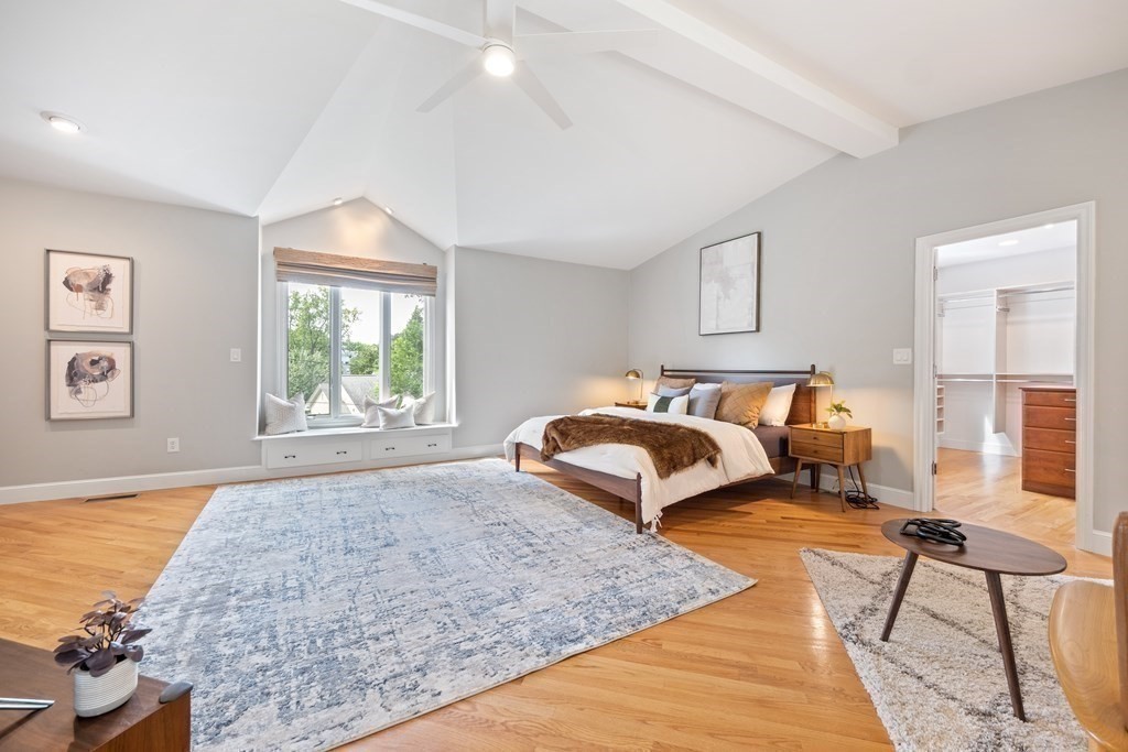 16 Marshall Road Winchester, MA 01890 - Photo 19 of 42 a bedroom with a bed and window