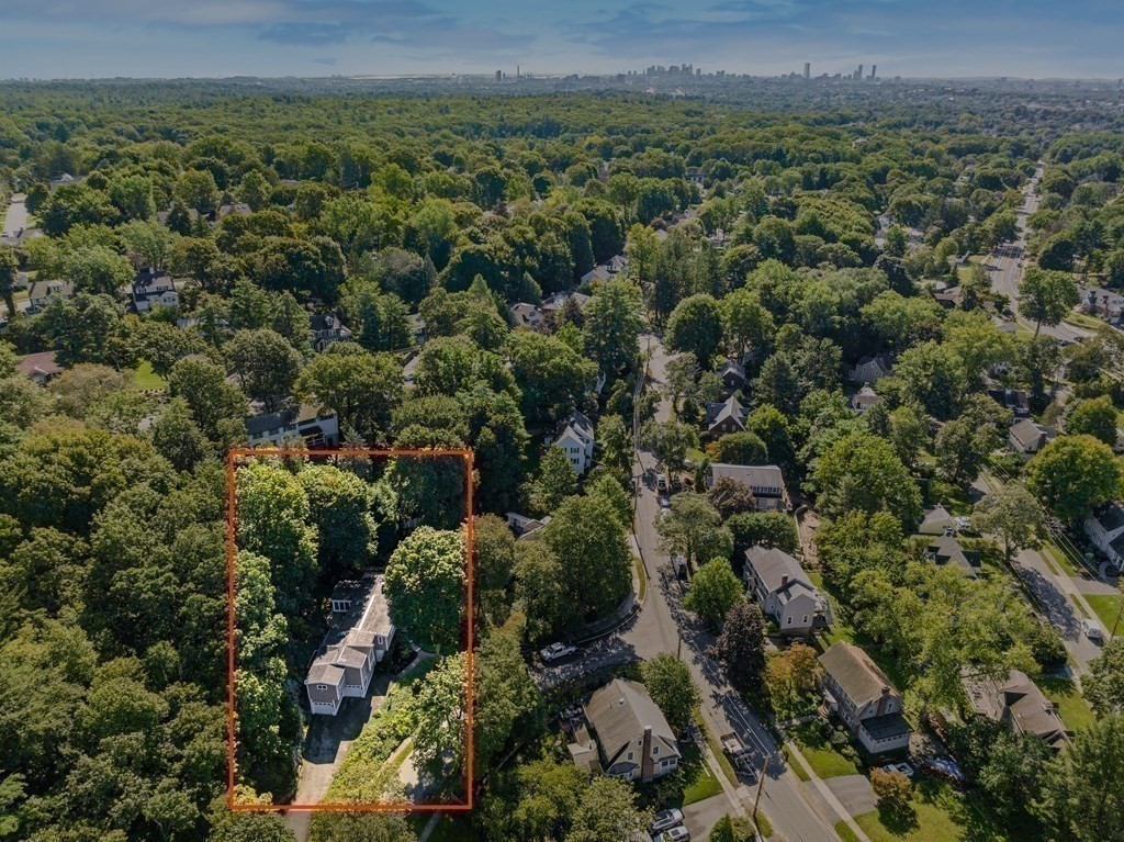 16 Marshall Road Winchester, MA 01890 - Photo 40 of 42 an aerial view of residential house with outdoor space