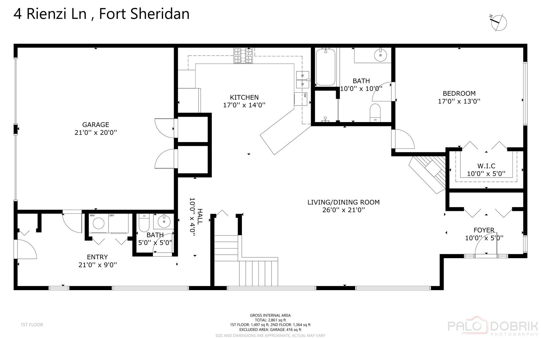 4 Rienzi Lane Highwood, IL 60040 - Photo 8 of 10 a picture of a wall with a white fence