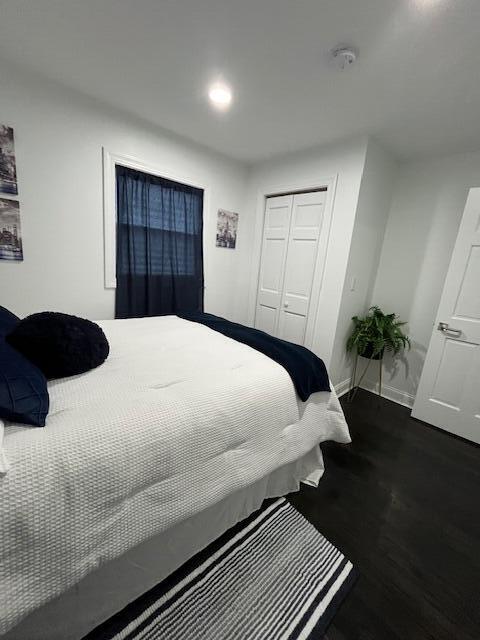 2801 Central Drive Gary, IN 46407 - Photo 16 of 19 a bedroom with a bed and a potted plant