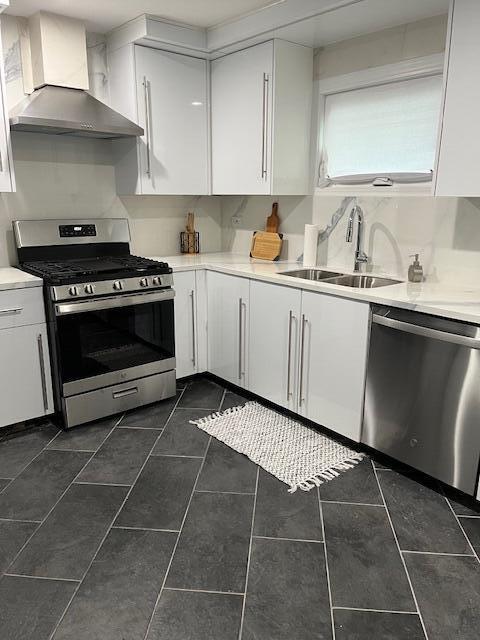 2801 Central Drive Gary, IN 46407 - Photo 8 of 19 a kitchen with a stove a sink and cabinets