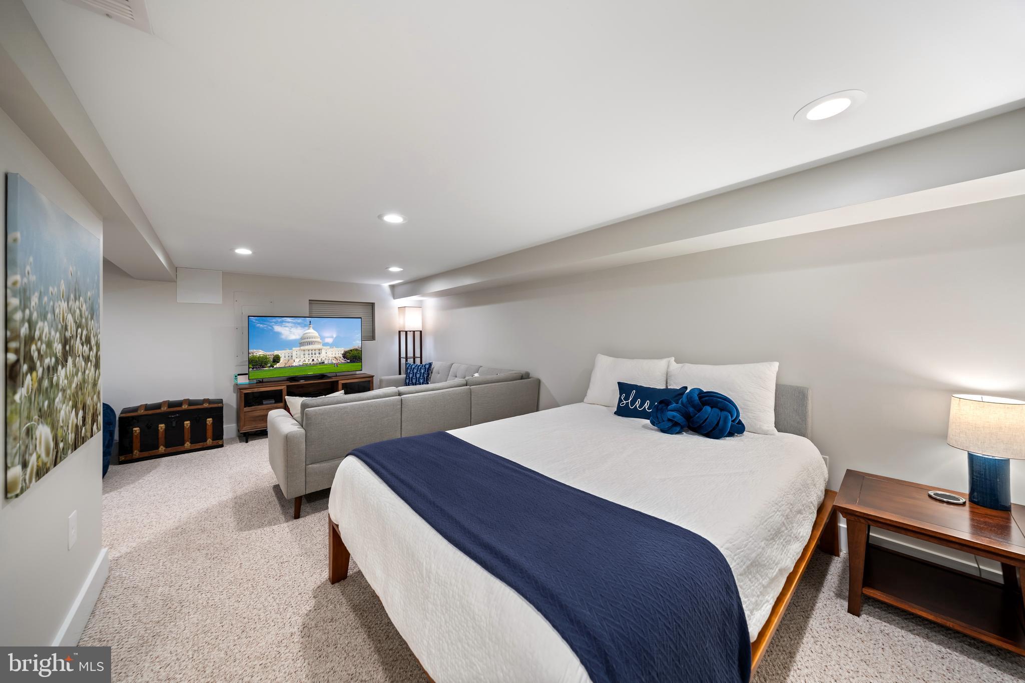 613 Longfellow Street Northwest Washington, DC 20011 - Photo 29 of 42 Large Lower Level Guest Suite