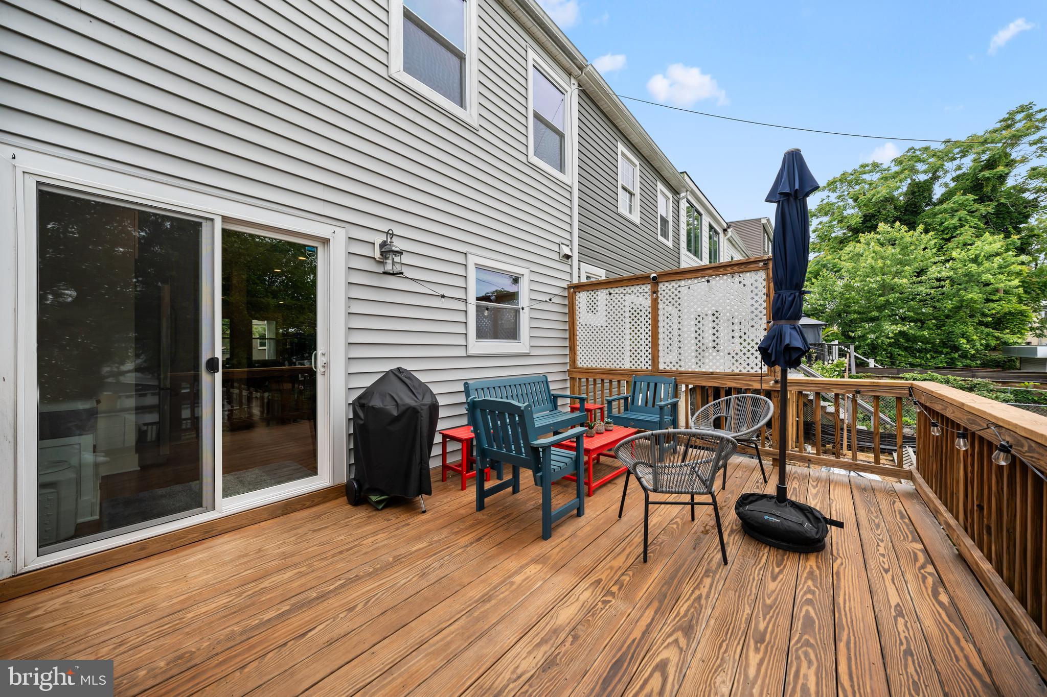 613 Longfellow Street Northwest Washington, DC 20011 - Photo 33 of 42 Large Rear Deck