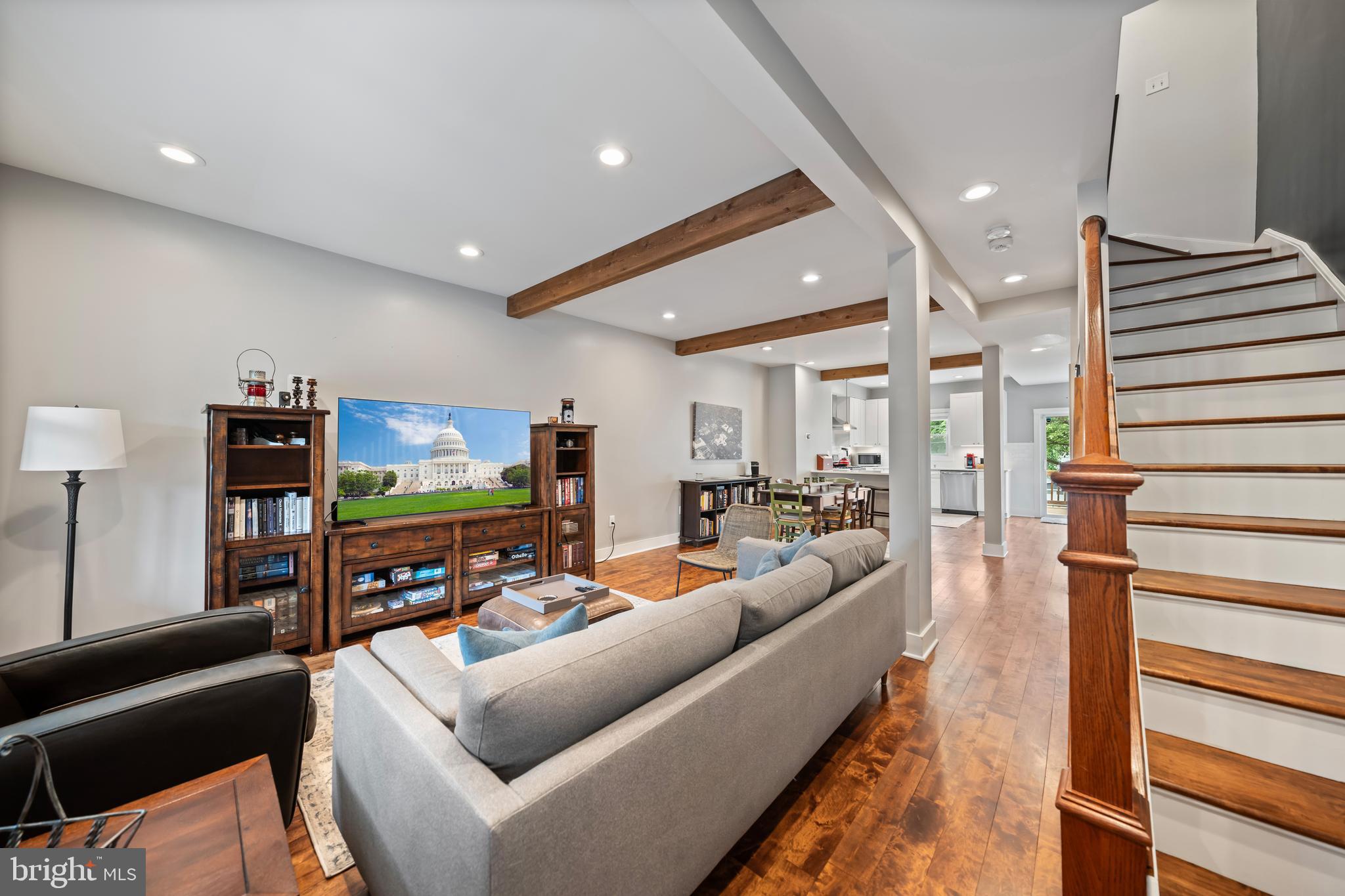 613 Longfellow Street Northwest Washington, DC 20011 - Photo 4 of 42 Spacious Open Concept