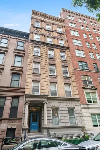 a front view of a building