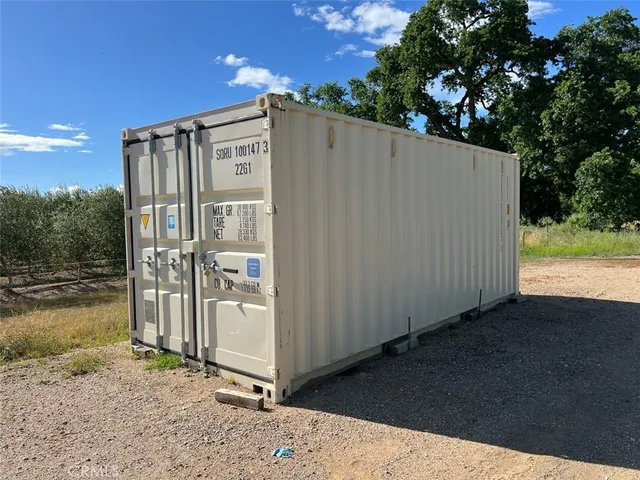 a view of a lush green space