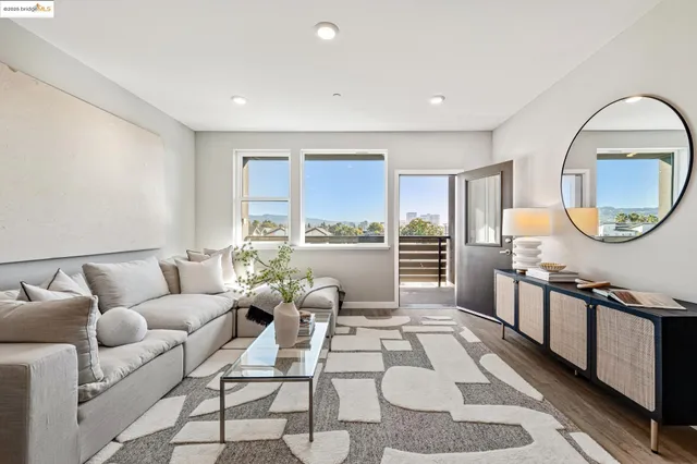 a view of a livingroom from a living room