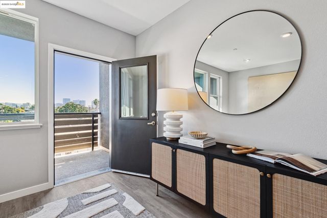 a view of a city with tall buildings