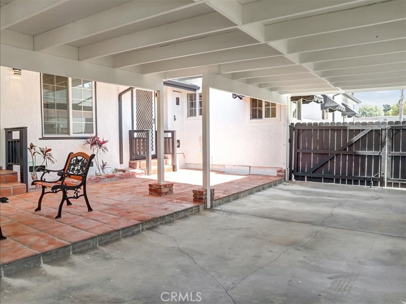 323 North Janss Street Anaheim, CA 92805 - Photo 33 of 39 Side Patio off of Driveway