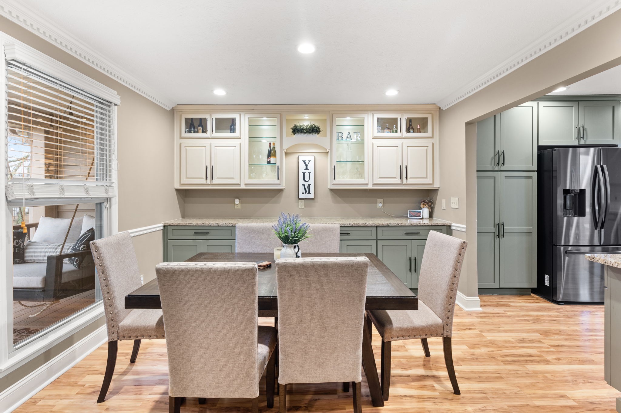 121 Ridgemar Trail Hendersonville, TN 37075 - Photo 8 of 46 a view of a dining room with furniture and a chandelier