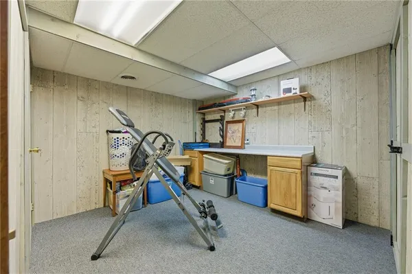 a view of a storage & utility room