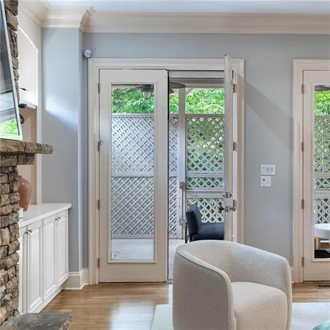 deck with furniture and wooden floor