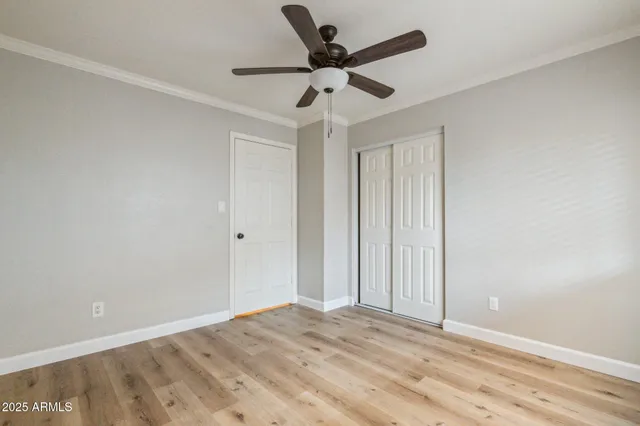 wooden floor in an empty room