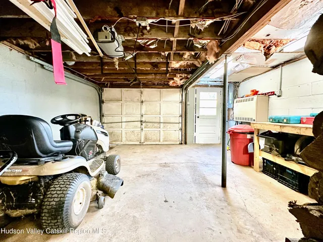a view of a storage room