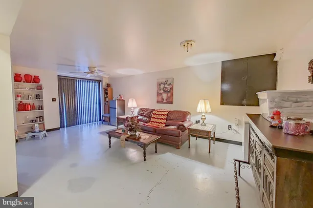 a view of a room with furniture