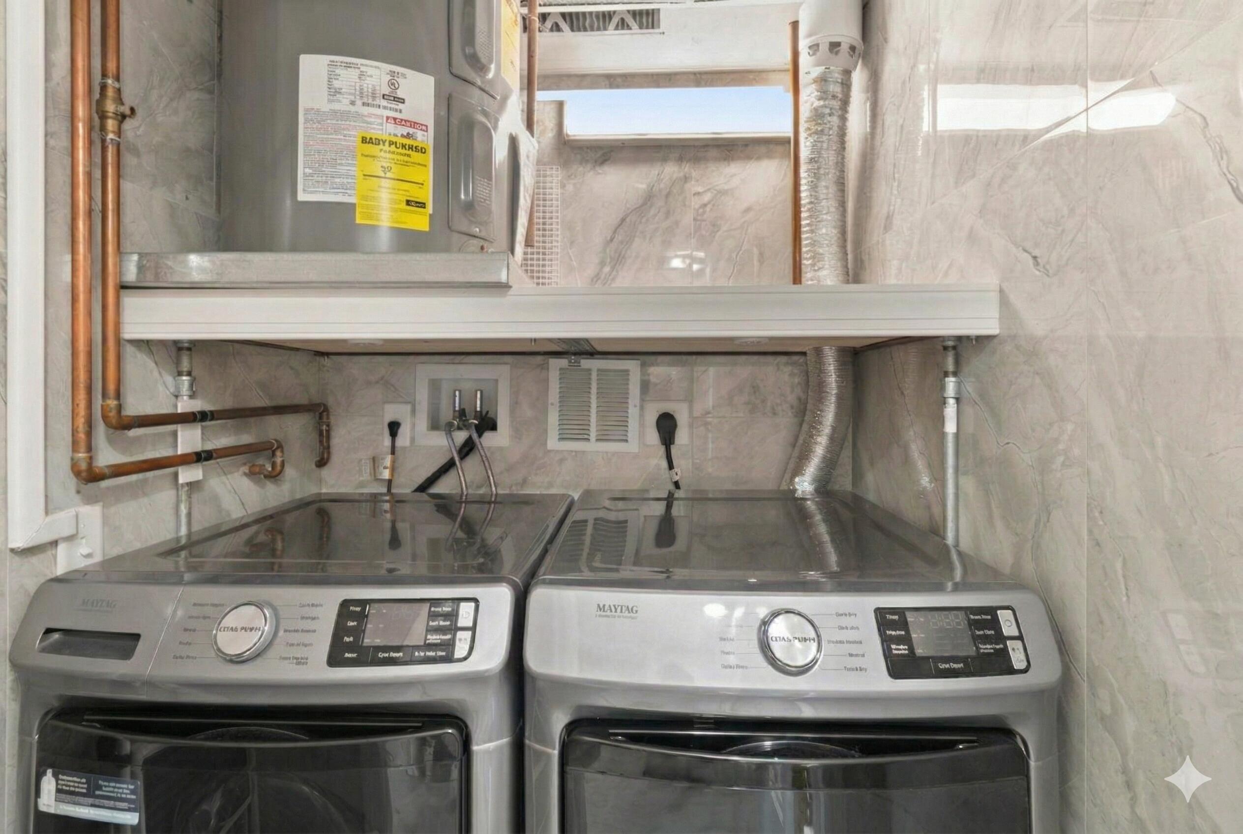 2871 North Ocean Boulevard, Unit C123 Boca Raton, FL 33431 - Photo 32 of 37 Washer/Dryer Inside Unit