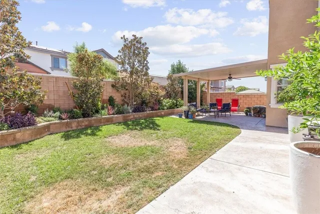 a view of a swimming pool and outdoor space