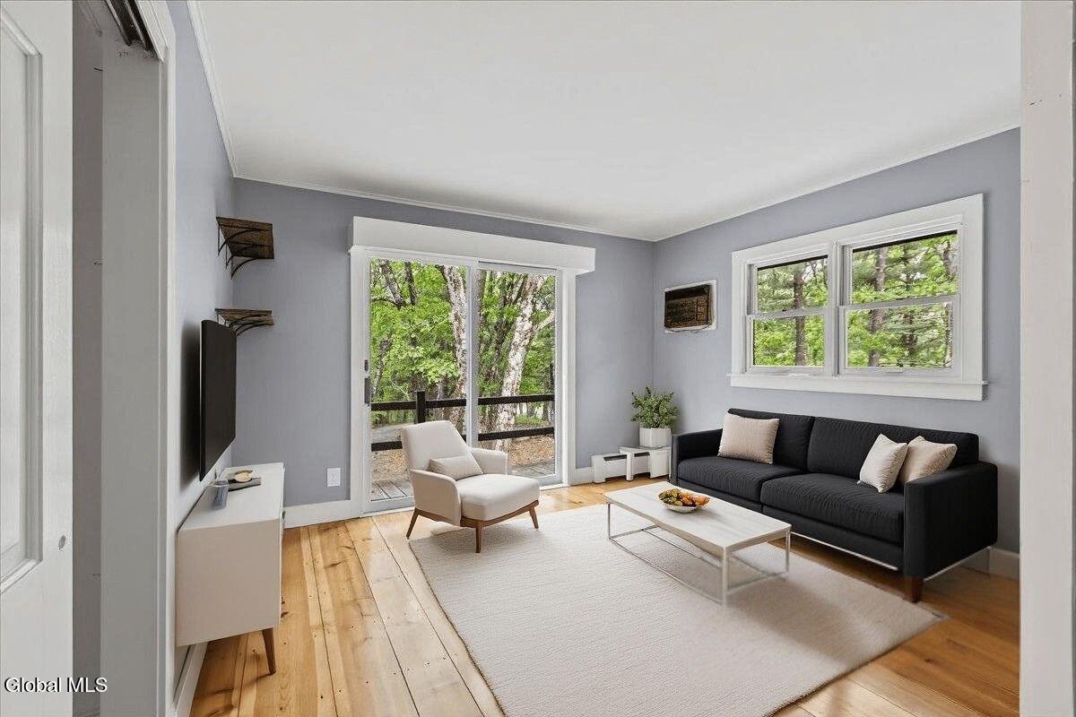 100 Schnackenberg Road Ghent, NY 12075 - Photo 20 of 62 Virtually Staged -Movie Sun room