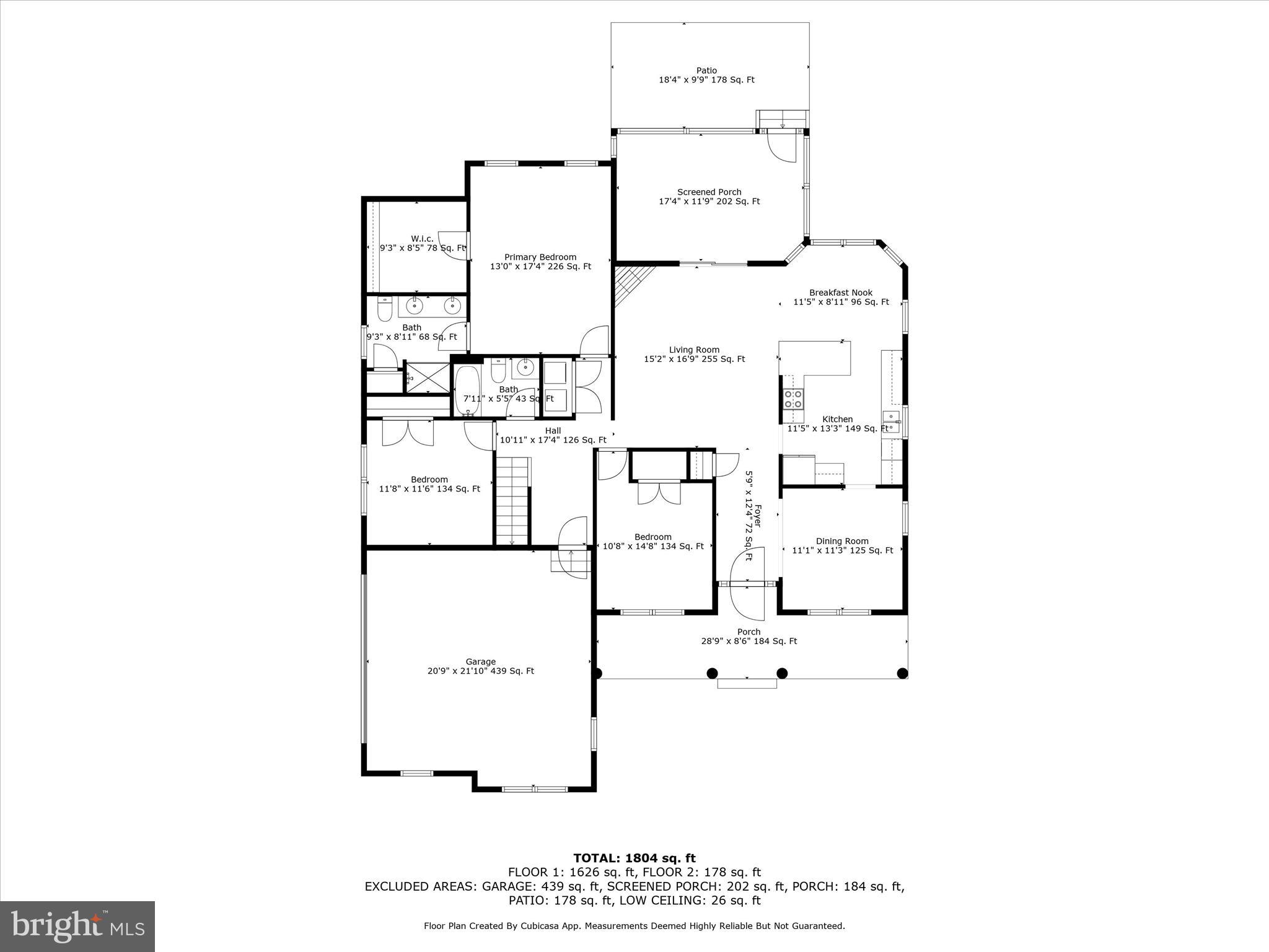 845 Abagail Circle Harrington, DE 19952 - Photo 38 of 74 1st_floor_845_abagail_circle_harrington_with_dim