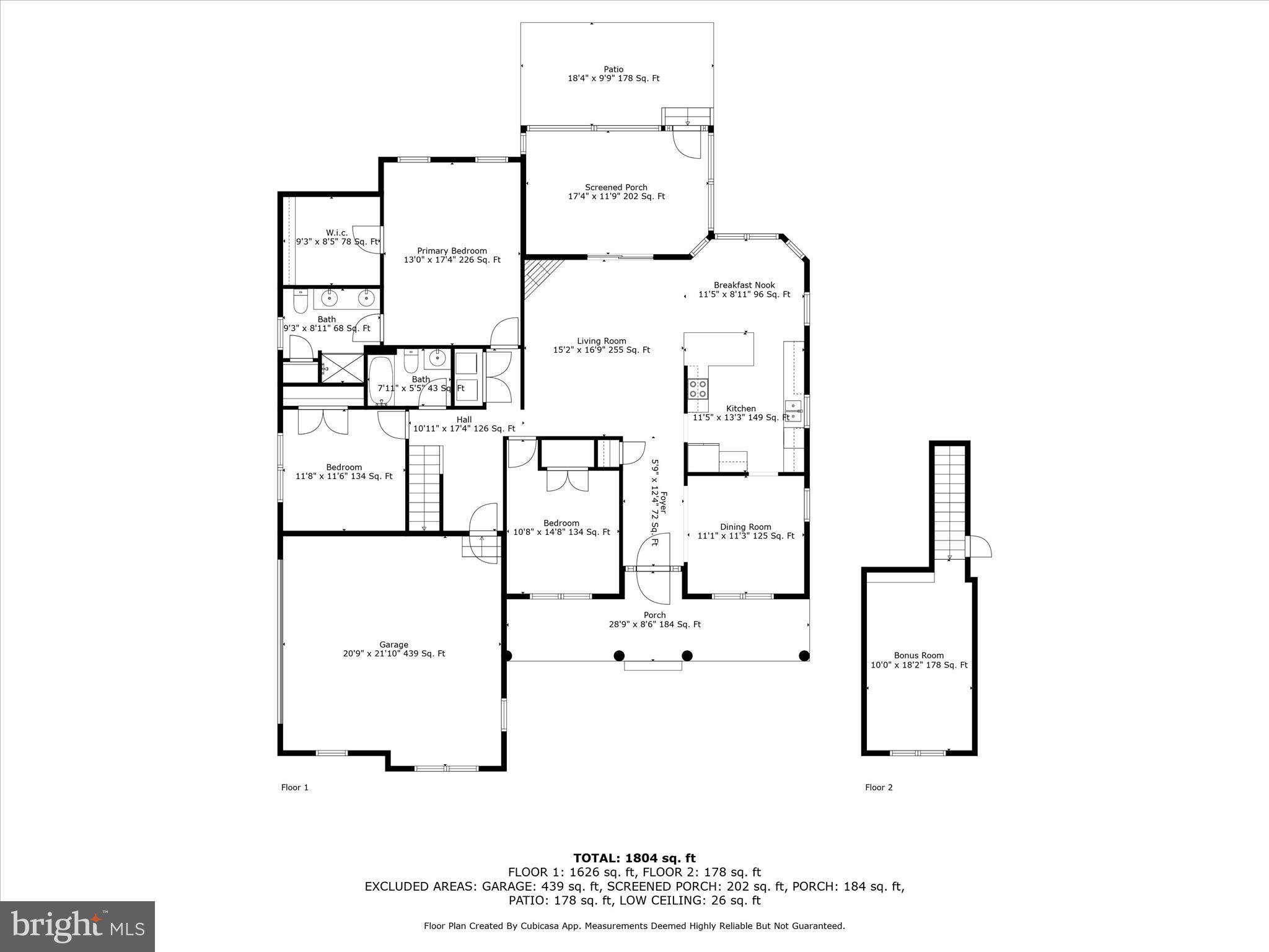 845 Abagail Circle Harrington, DE 19952 - Photo 40 of 74 all_floors_845_abagail_circle_harrington_with_dim