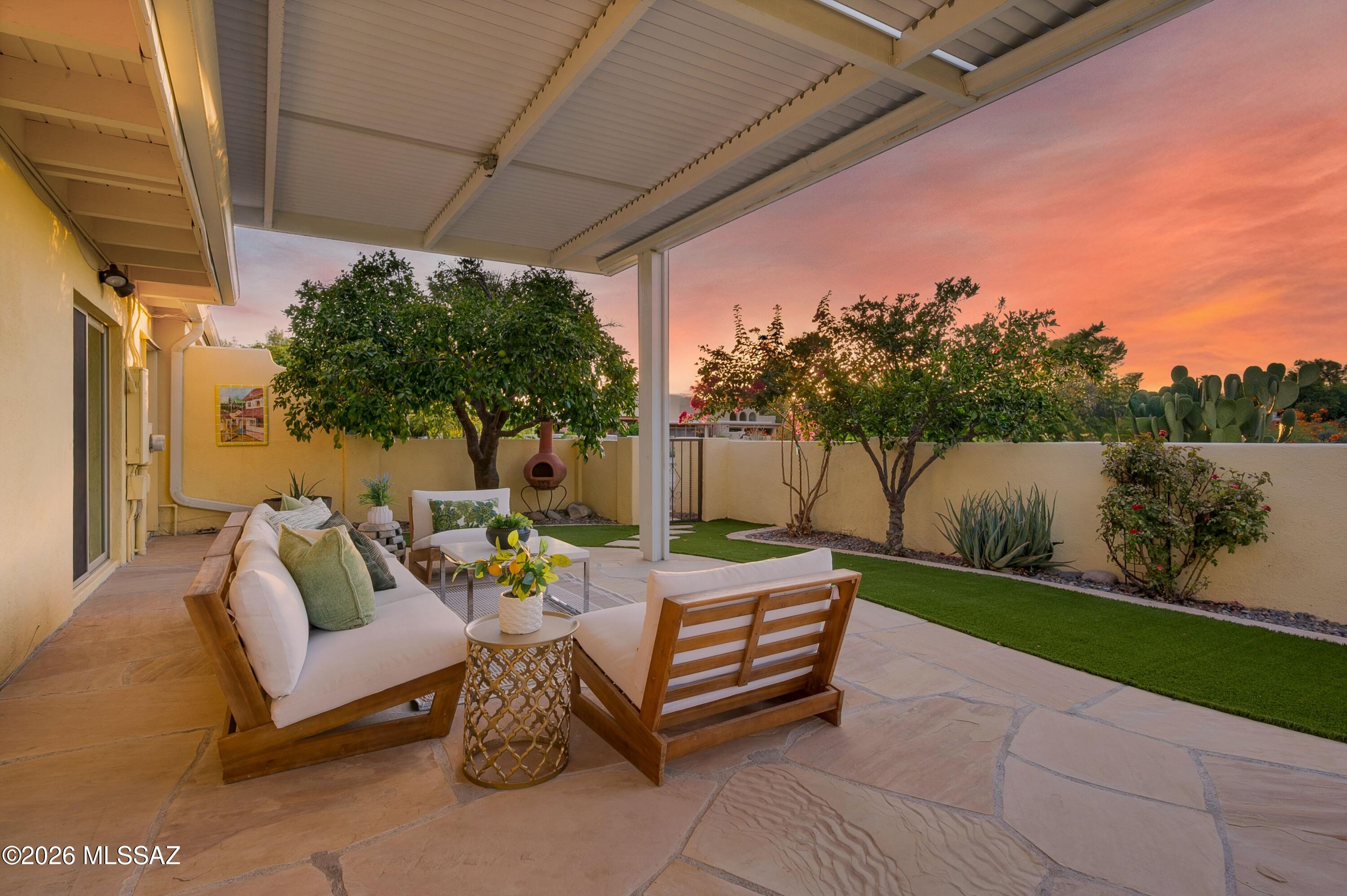 2702 West Magee Road Tucson, AZ 85742 - Photo 33 of 51 Backyard Patio W/Pergola