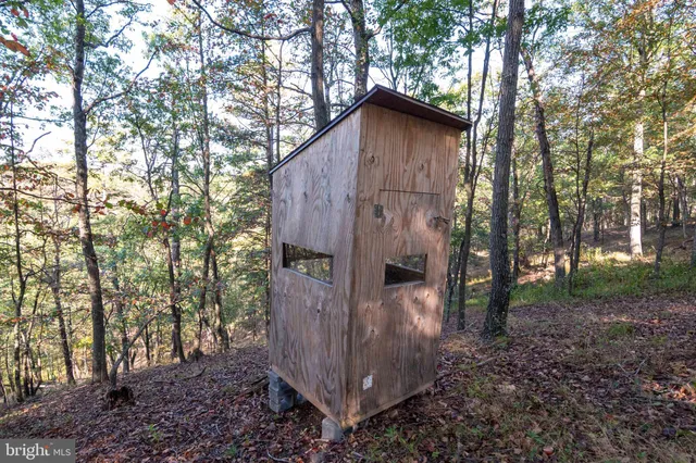 a view of a lake with a mountain in the background