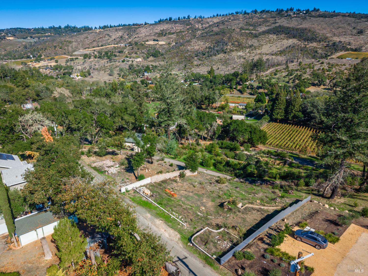 14 Upland Road St. Helena, CA 94574 - Photo 13 of 33 an aerial view of residential houses with outdoor space