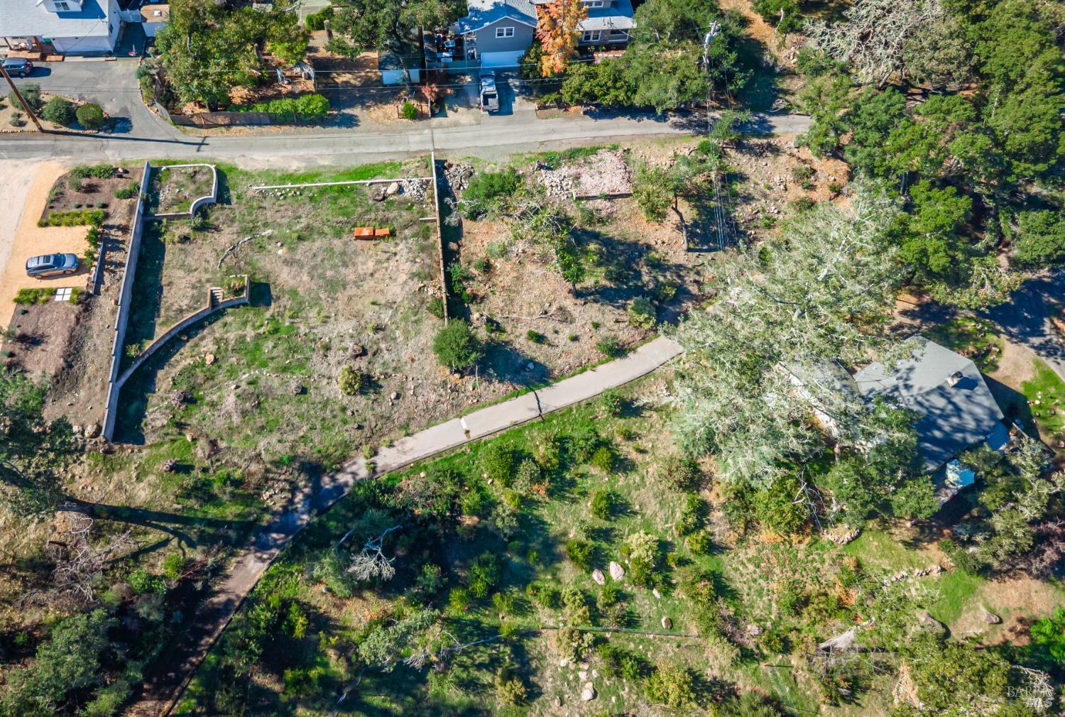 14 Upland Road St. Helena, CA 94574 - Photo 17 of 33 a view of a garden with an outdoor space