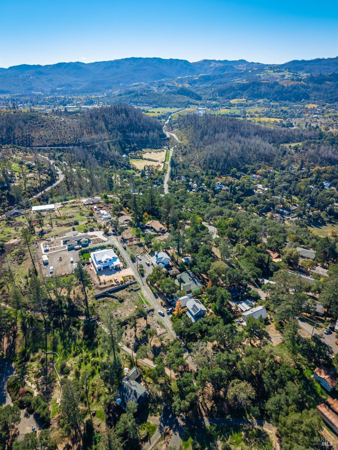 14 Upland Road St. Helena, CA 94574 - Photo 22 of 33 an aerial view of residential house and green space