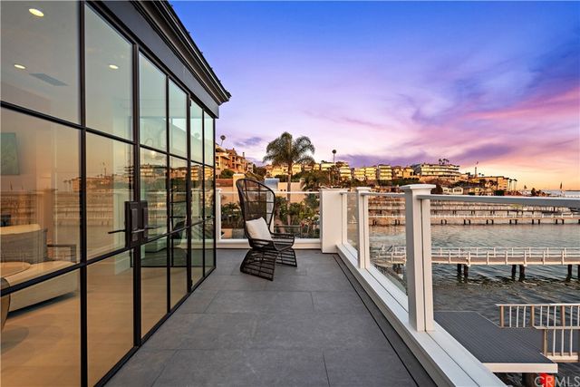 a view of balcony with workspace