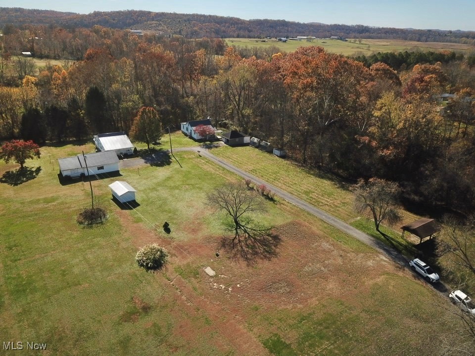 207 Stone Oak Road Davisville, WV 26142 - Photo 21 of 22 Aerial overview of property's location with Rail Trail behind it