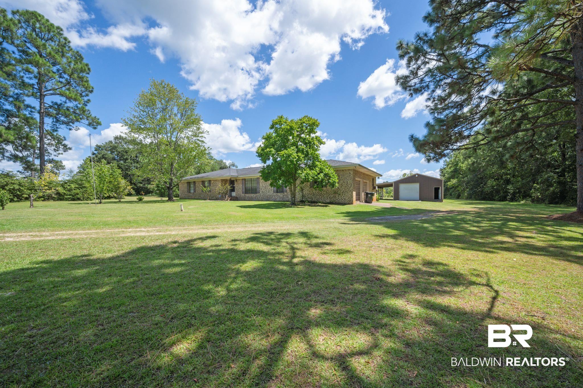 15880 Pine Grove Rd Extension West Bay Minette, AL 36507 - Photo 1 of 44 View of yard