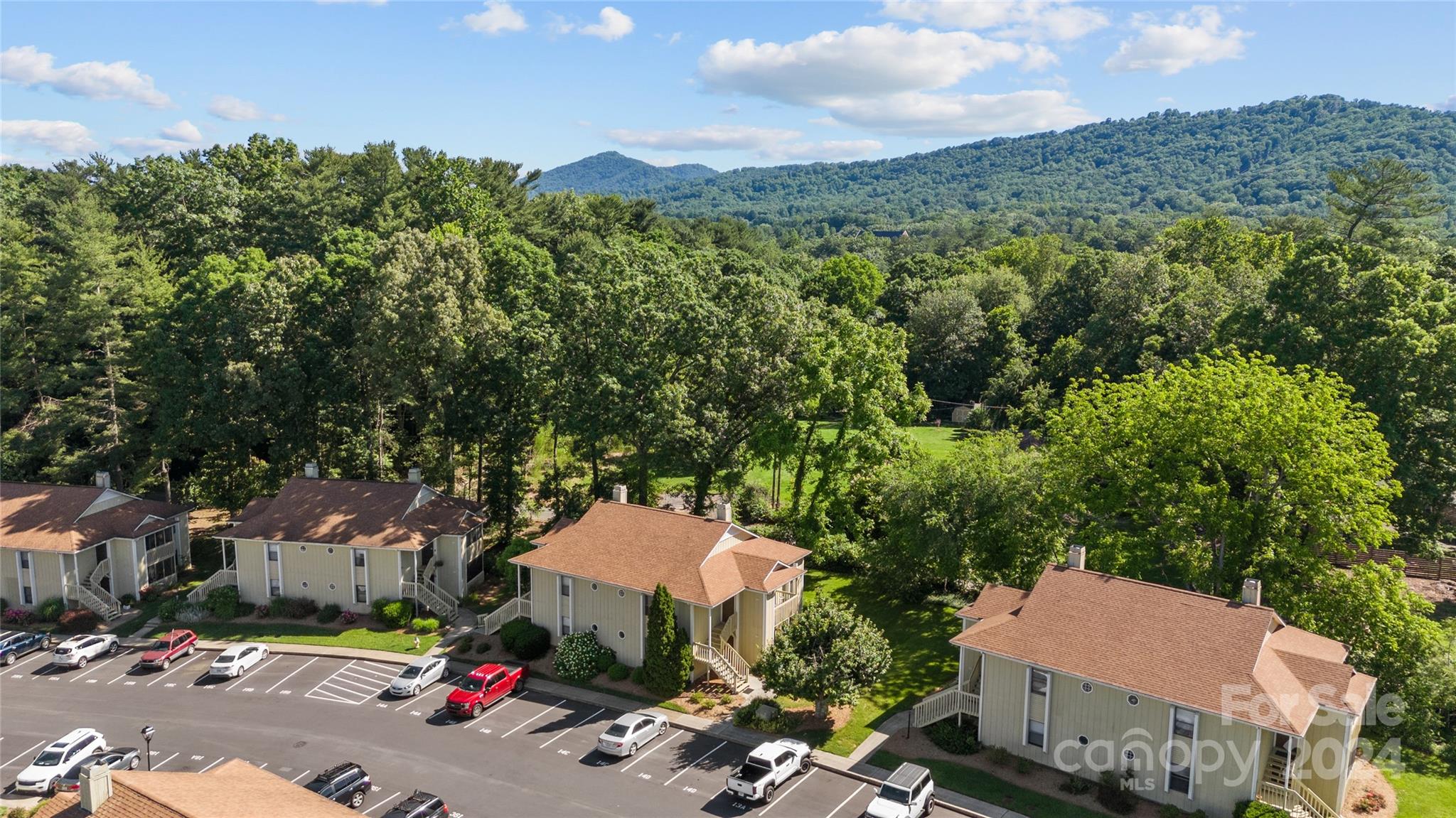 110 Heywood Road, Unit 14D Arden, NC 28704 - Photo 19 of 20 an aerial view of a houses with outdoor space and street view