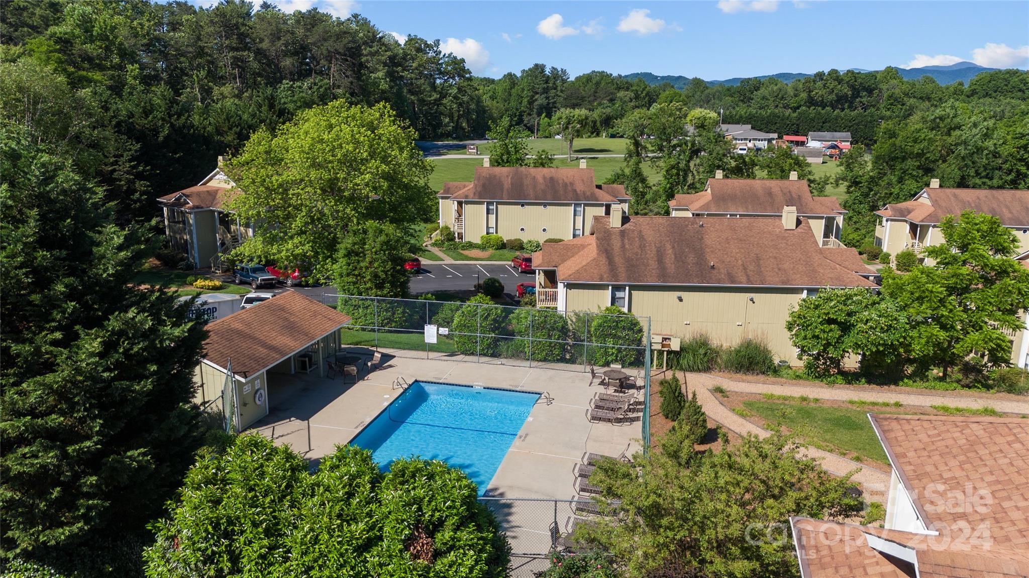 110 Heywood Road, Unit 14D Arden, NC 28704 - Photo 20 of 20 an aerial view of a house with a garden