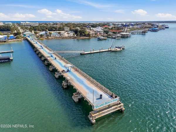 a view of a city with an ocean