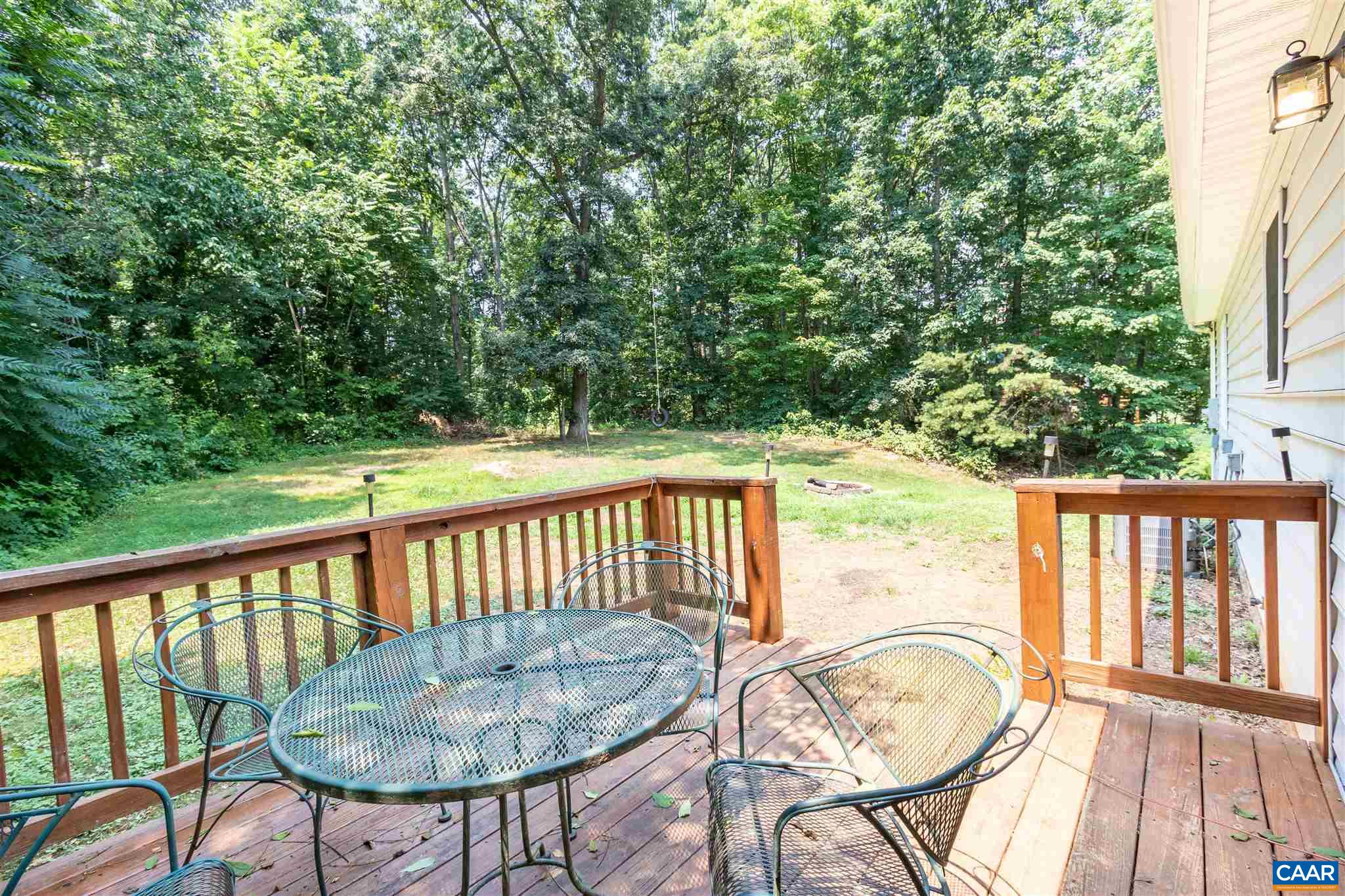 196 Logtrac Road Stanardsville, VA 22973 - Photo 8 of 34 a view of a two chairs in the deck