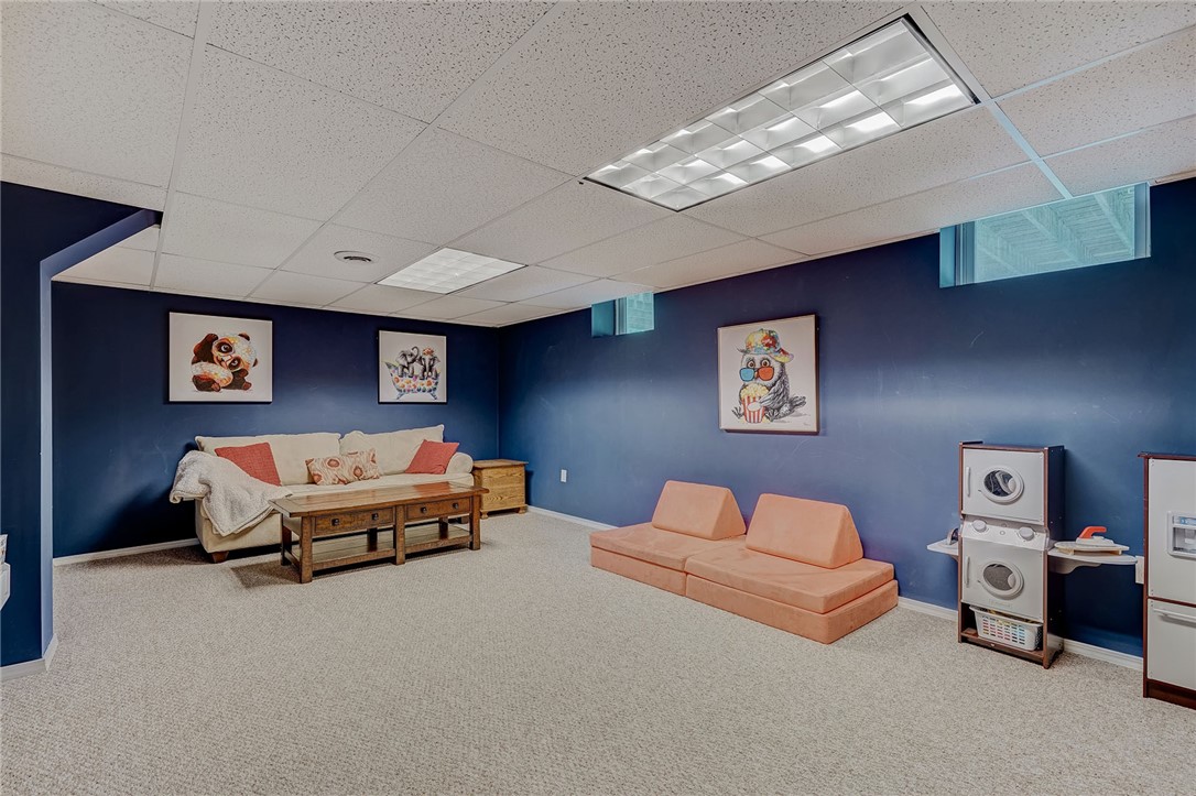 809 Lindsey Circle Webster, NY 14580 - Photo 38 of 50 PROFESSIONALLY FINISHED BASEMENT REC-ROOM!