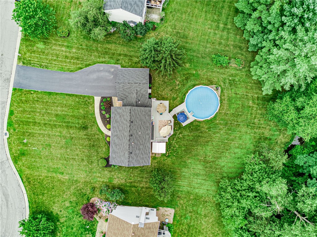 809 Lindsey Circle Webster, NY 14580 - Photo 47 of 50 OVERHEAD AERIAL VIEW!