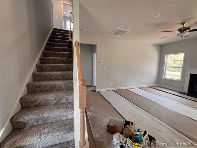 a view of entryway and hall