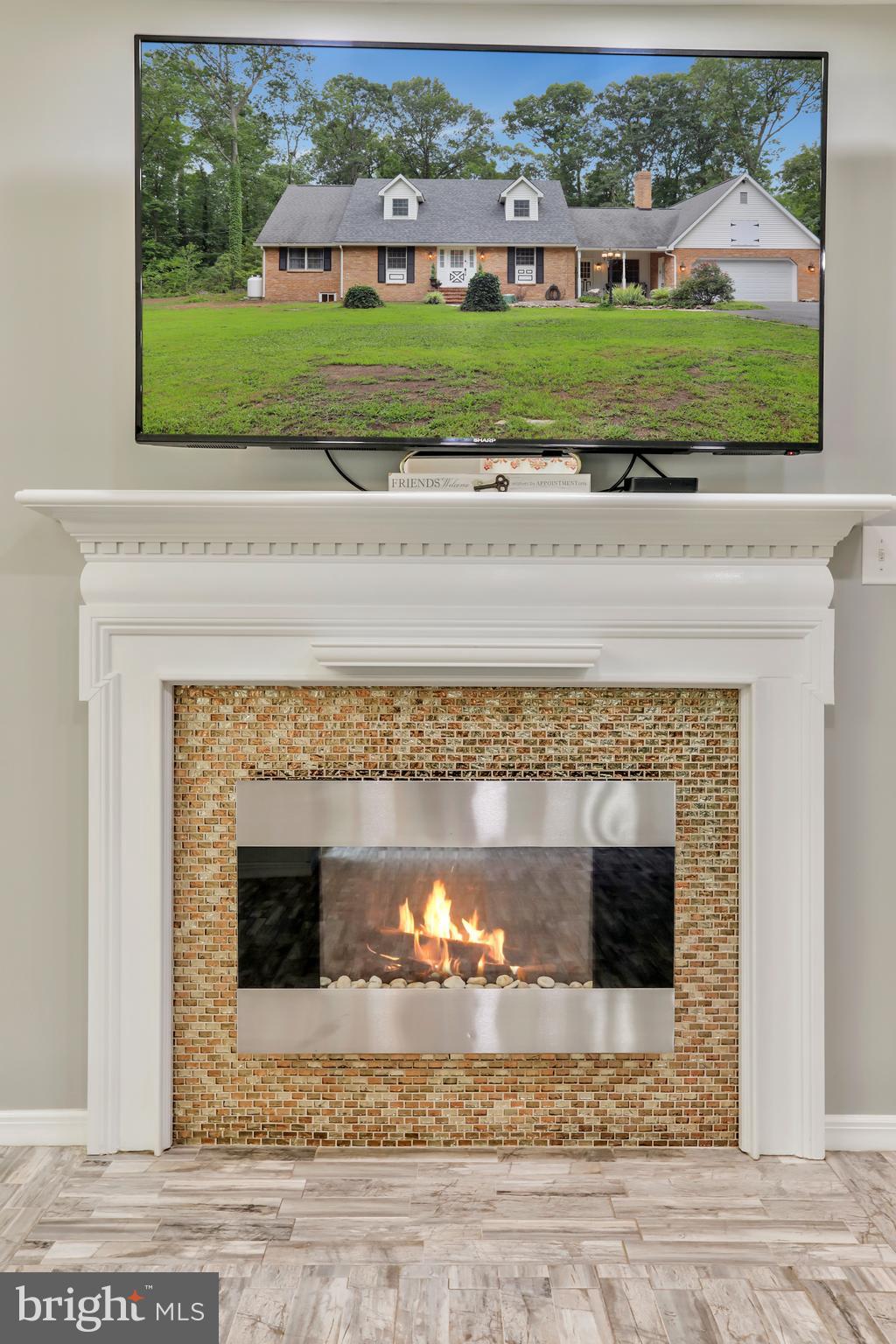 9611 Shimpstown Road Mercersburg, PA 17236 - Photo 11 of 147 Electric FP w/ Custom Mosaic & Beautiful Mantle